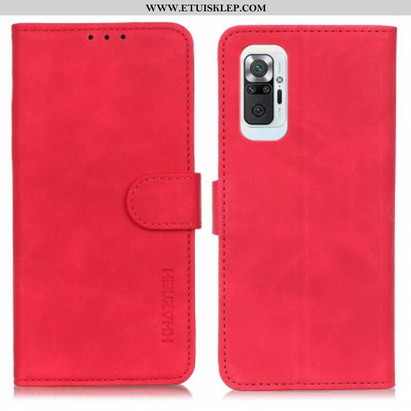 Obudowa Etui Na Telefon do Xiaomi Redmi Note 10 Pro Khazneh Efekt Skóry W Stylu Vintage